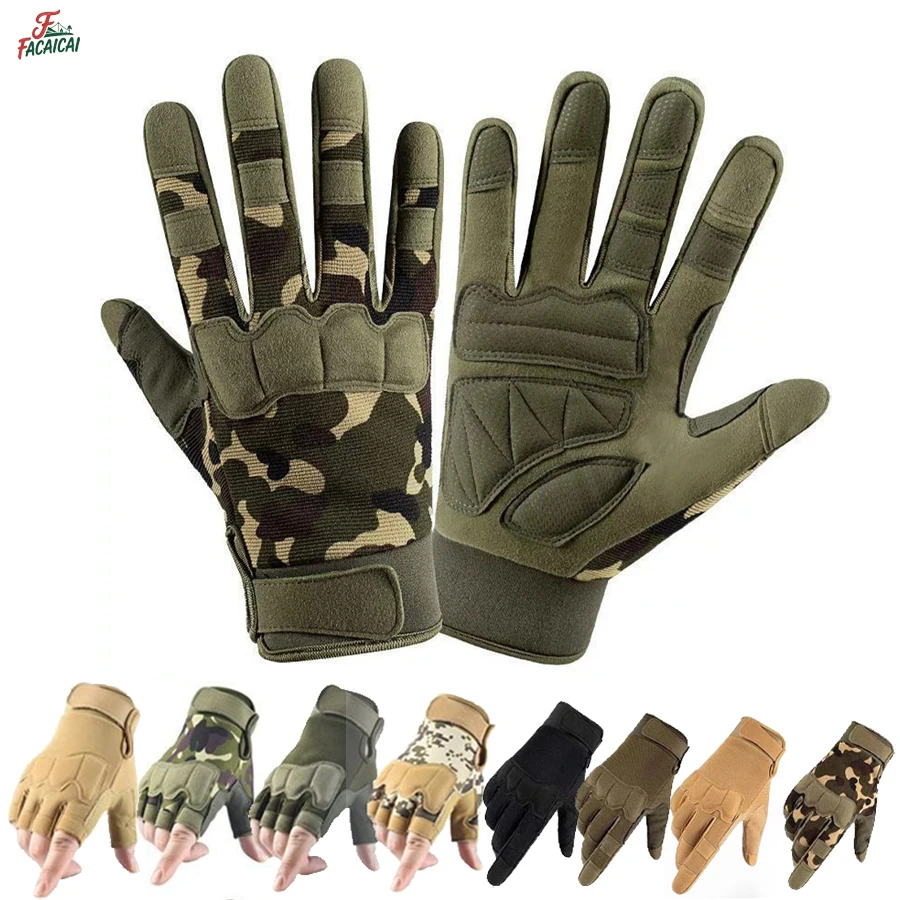 

Tactical Gloves Full Finger&Fingerless Touchscreen Motorcycle for Outdoor Sports Cycling Airsoft Paintball Hunting Hiking Gloves
