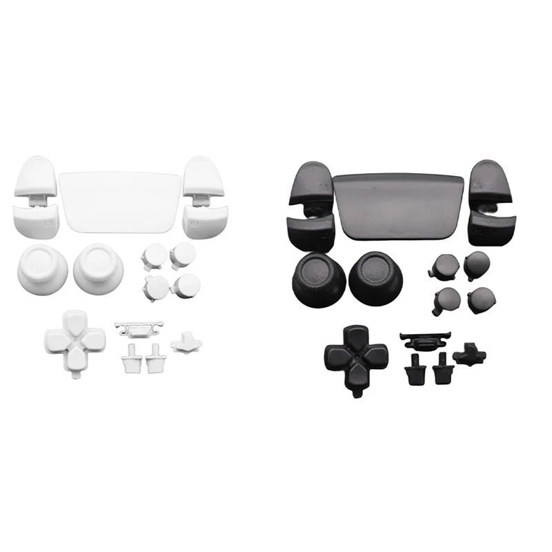 1Set Full Buttons For Playstation 5 3.0 Thumb Sticks Joystick Cap L1 R1 L2 R2 D-Pad For PS5 V3 Controller A