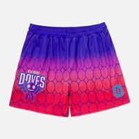 2025 New Jelly Fam Blue Checks Diamond Doves Cartoon Shorts Breathable Training Sports Basketball Loose Casual Beach Shorts Ote