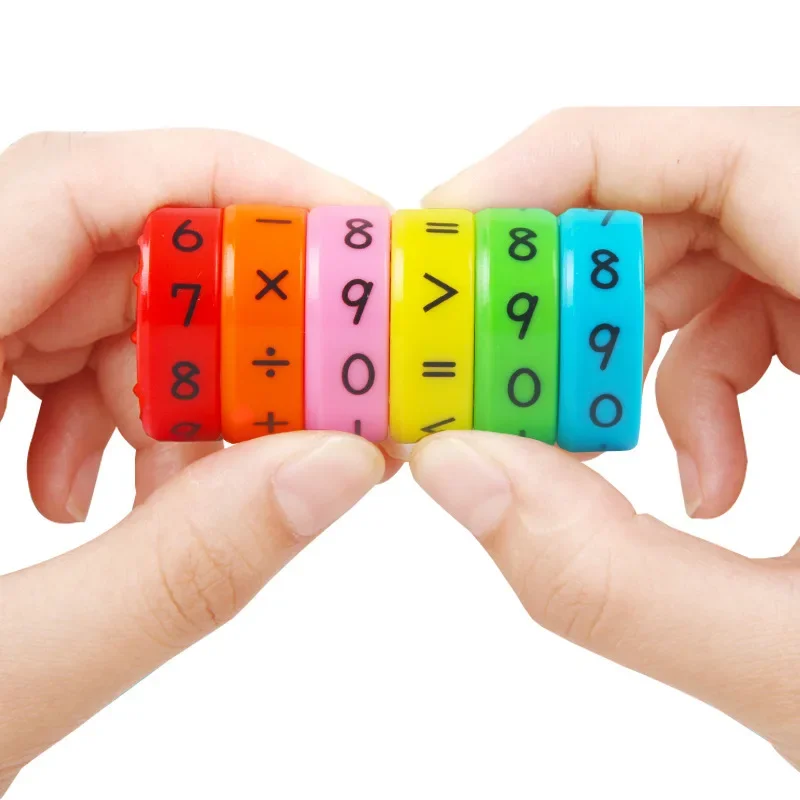 Montessori Preschool Puzzle Game Numbers and Symbols Math Skills Magnetic Block Calculate Educational Tools Great Gift for Kids