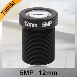 Yumiki 5.0Megpixel M12 MTV 12mm 5MP HD CCTV Camera Lens IR HD Security Camera Lens Fixed Iris