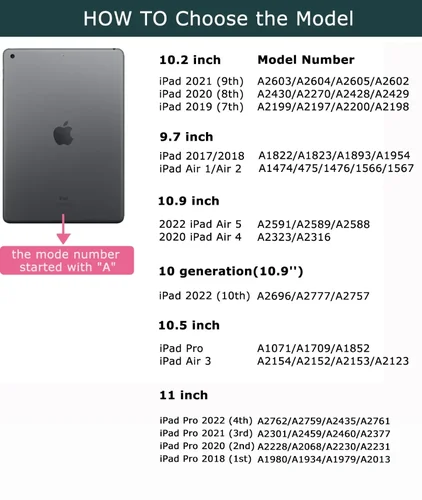 Imagen 2 del producto Para iPad 11th A16 2025 tabletas magnéticas Funda con teclado para iPad Pro 11 2022 10,2 7 8 9 10th Gen Air 3 10,5 Funda con soporte