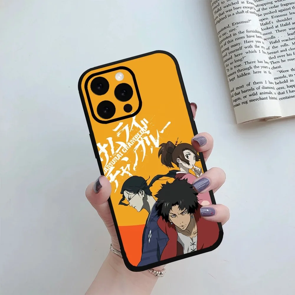 BiliBili Anime Samurai Champloo  Phone Case For iPhone Mini 11 12 13 14 15 Pro XS Max X Plus SE XR Shell