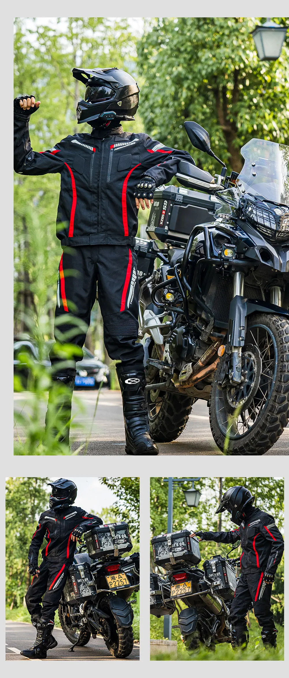 HEROBIKER Waterproof Motorcycle Jacket Man Racing Jacket Wearable Motorcycle Pants Moto Clothing With EVA Protection 27 Saebb763d3ce84cbfb06ff372b23e3ea3D