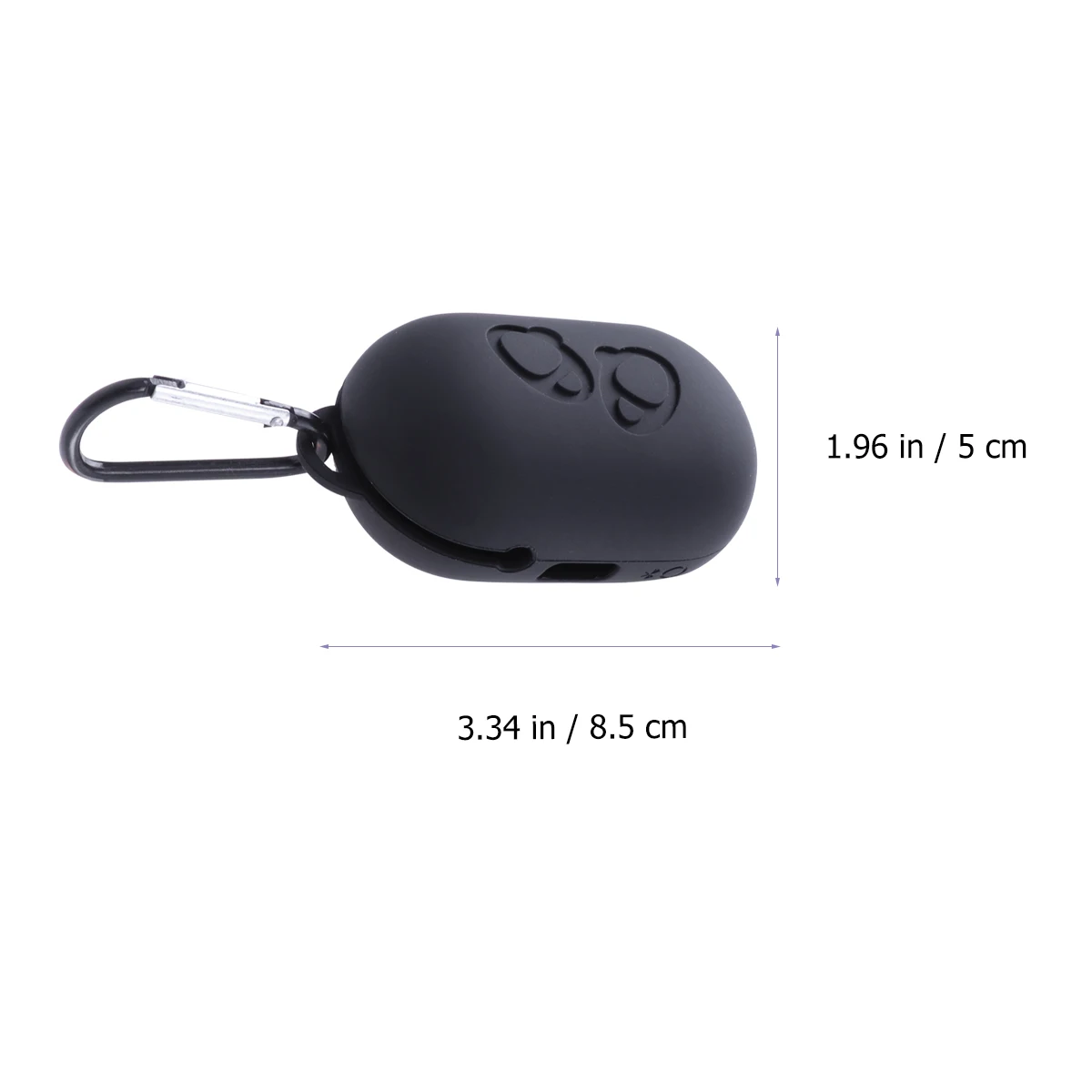 

Wireless Earphone Protective Case Dust Proof Waterproof Shockproof Cover Black Earphones Charging Case Accessory