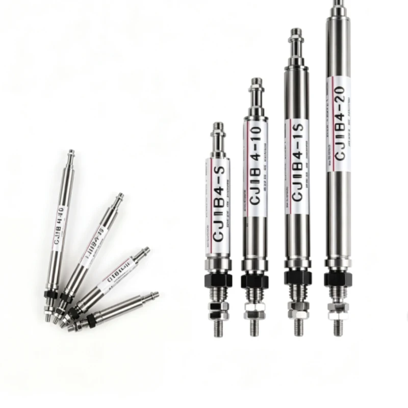 1pcs Mini Pneumatic Cylinder Single Acting Needle Type SMC-Type CJ1B4-5 4-10 4-15 4-20 SU4 Compact Aluminum Air Cylinder