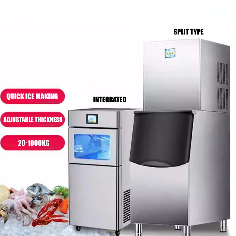 Restaurant Automatic Commercial Shaved Ice Electric Ice Breaker Snowflake Sand Ice Machine