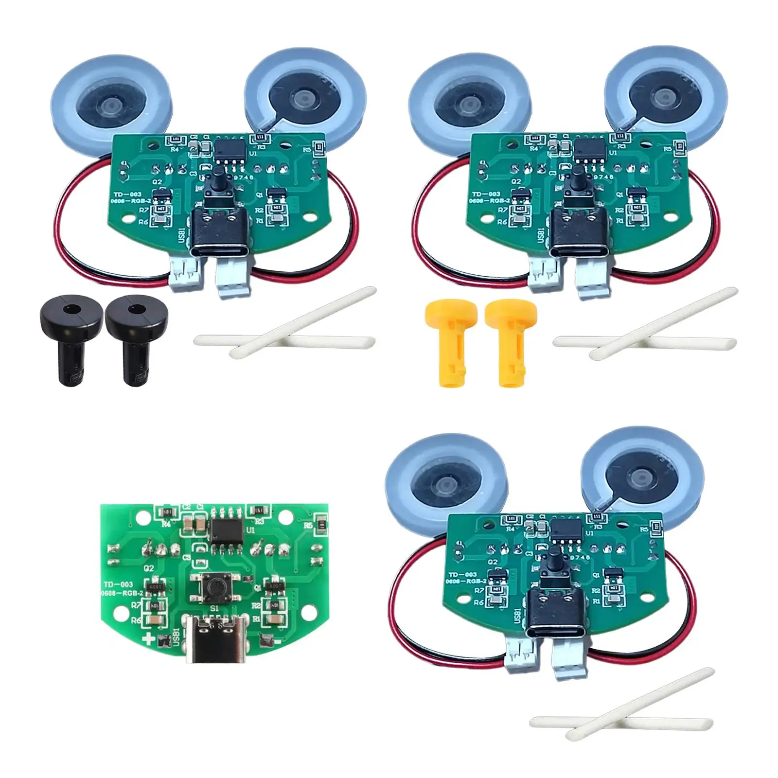 USB Spray Humidifier with Switch Control Multifunction Mist Maker Module PCB