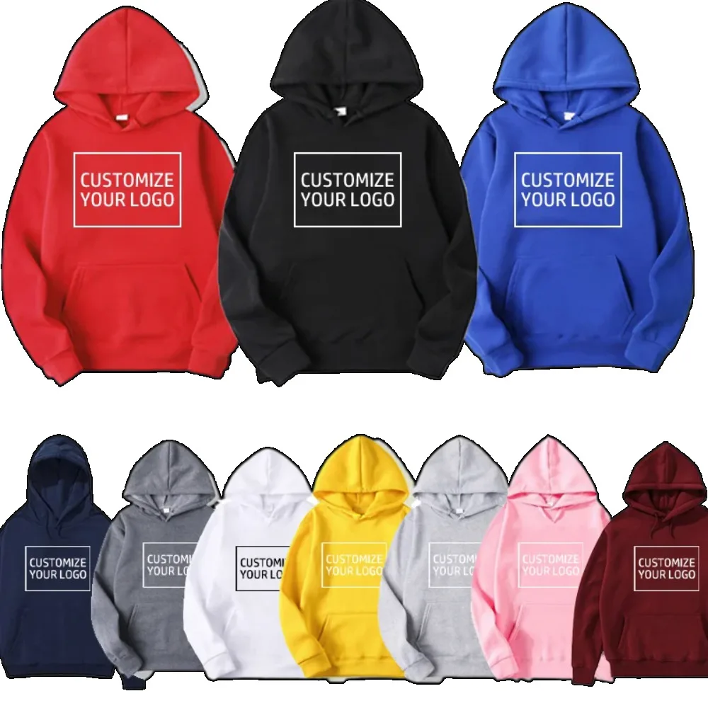 Customize Your Own Design Patterns for Free, Customize Spring and Autumn Long-sleeved Hoodies, Solid Color Women's Fashion Tops