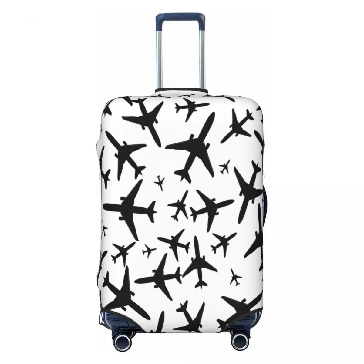 

Пользовательские случайные самолеты узор чехол для багажа протектор милый авиационный истребитель пилот дорожные чехлы для чемоданов 18-32 дюймов