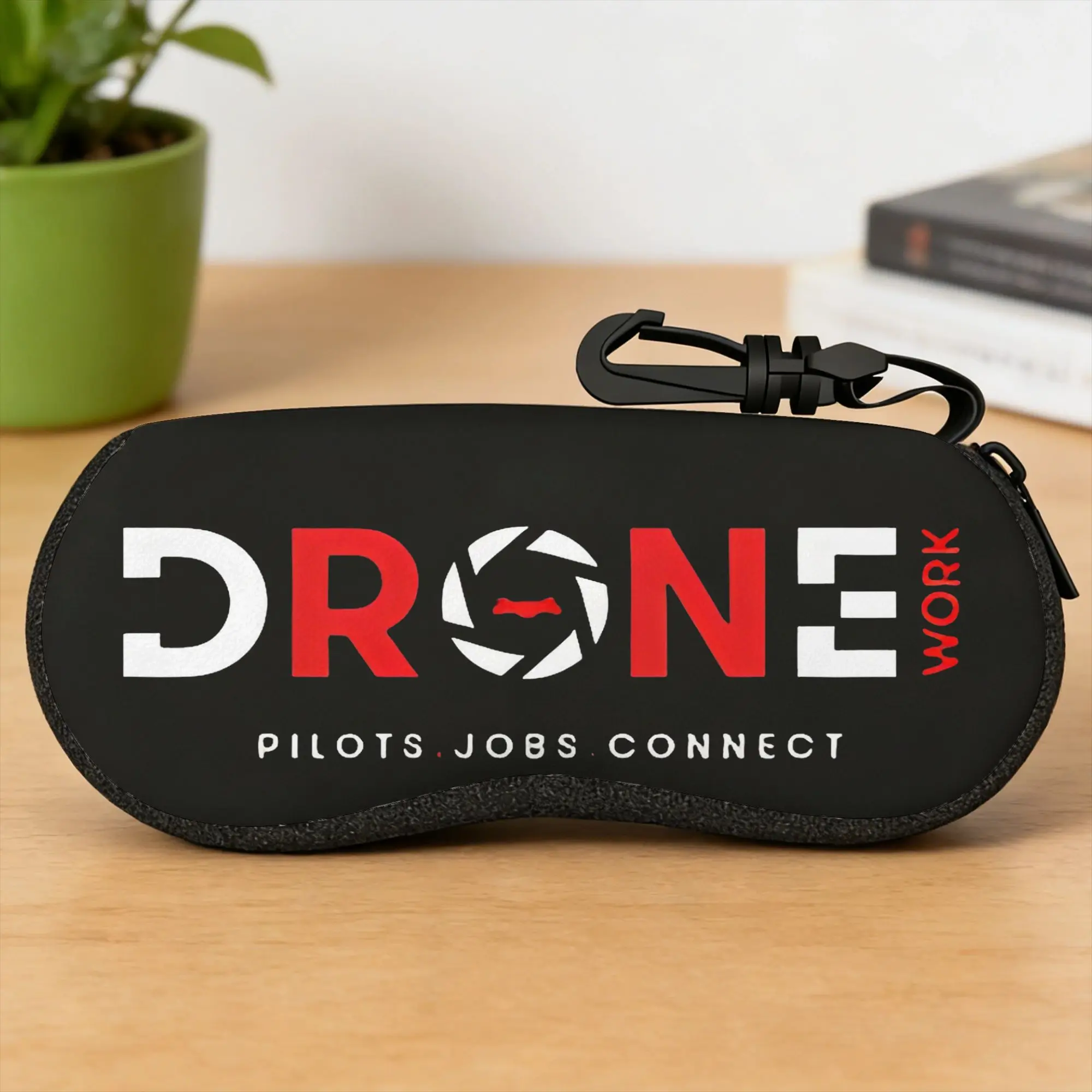 D-djis Drone Pilot Logo Glasses Case Men Women  Sunglasses Pouch Classic Print Eyewear Storage Convenient Eyeglass Protector