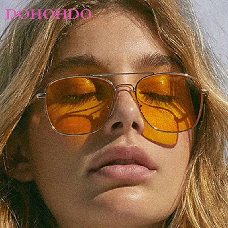

Retro Trendy Metal Pilot Frame Women Sunglasses Luxury Brand Designer Men Sunglasses Travel Fishing Driving Shades UV400 Gafas