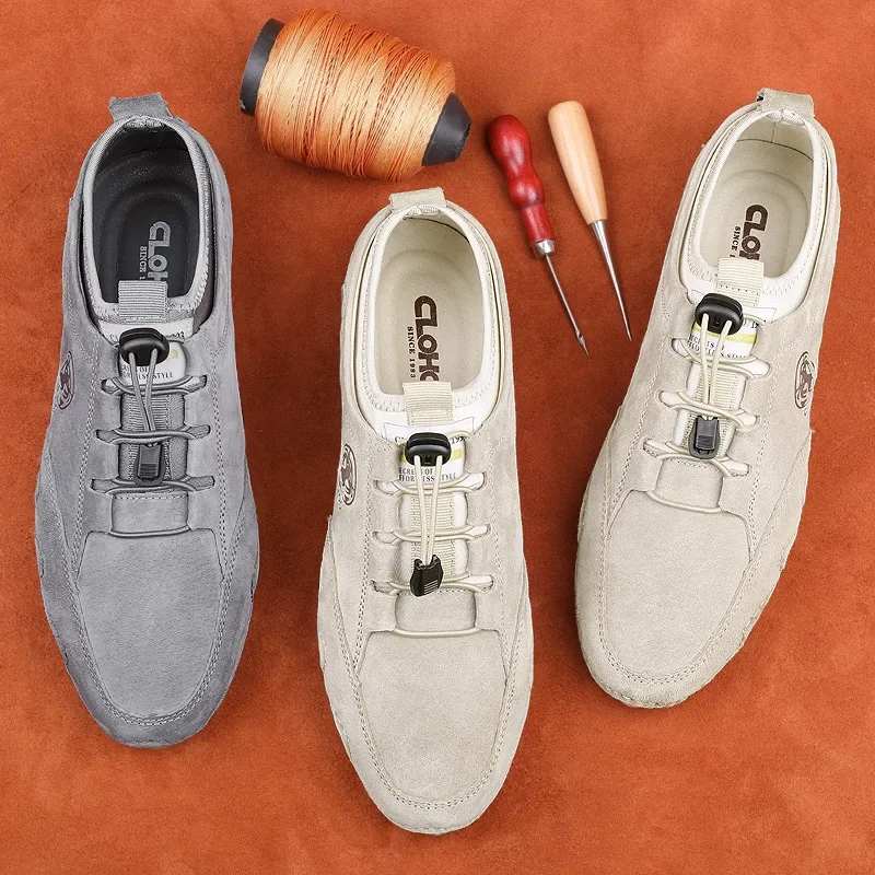 

Деловые Мокасины мужские кожаные матовые слипоны