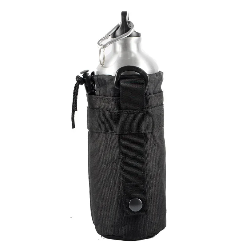 

Outdoor Water Kettle Bag Camping Hiking Drawstring Water Bottle Holder Multifunction Bottle Pouch Cycling Bottle Bag