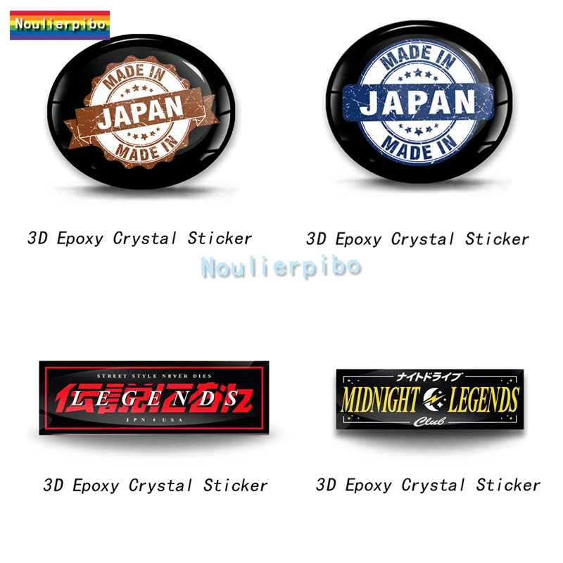 

3D Epoxy Dome Cool Car Sticker Made In Japan Garage PVC Car Phone Air Conditioning Laptop Guitar Piano Vinyl Decal