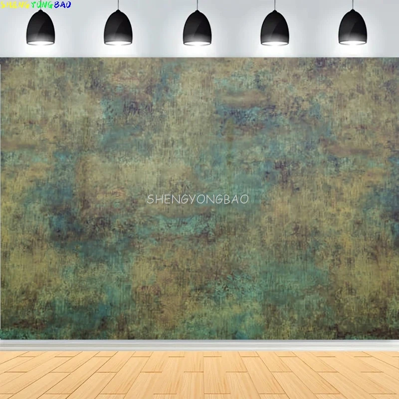 Retro Rough Mottled Texture Grungy Wall Photography Backdrops Abstract Rustic Cement Old Metal Worn Photo Background ER-04