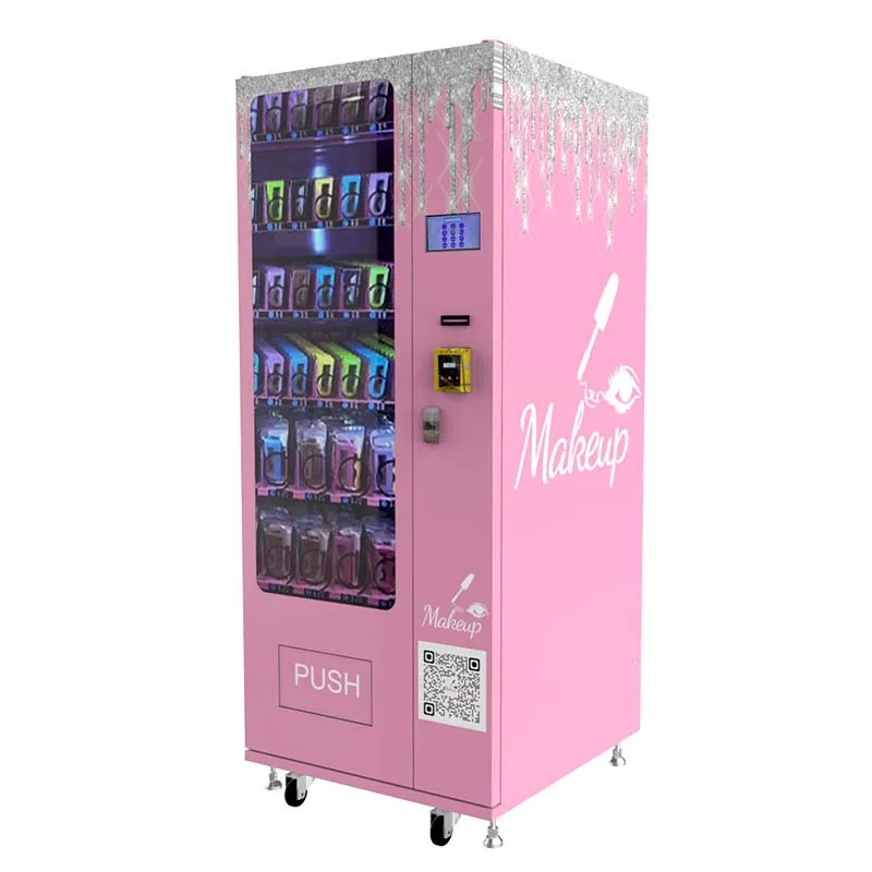 

Оптовый торговый автомат для косметики самообслуживания, торговый автомат для макияжа и ресниц с цифровым экраном