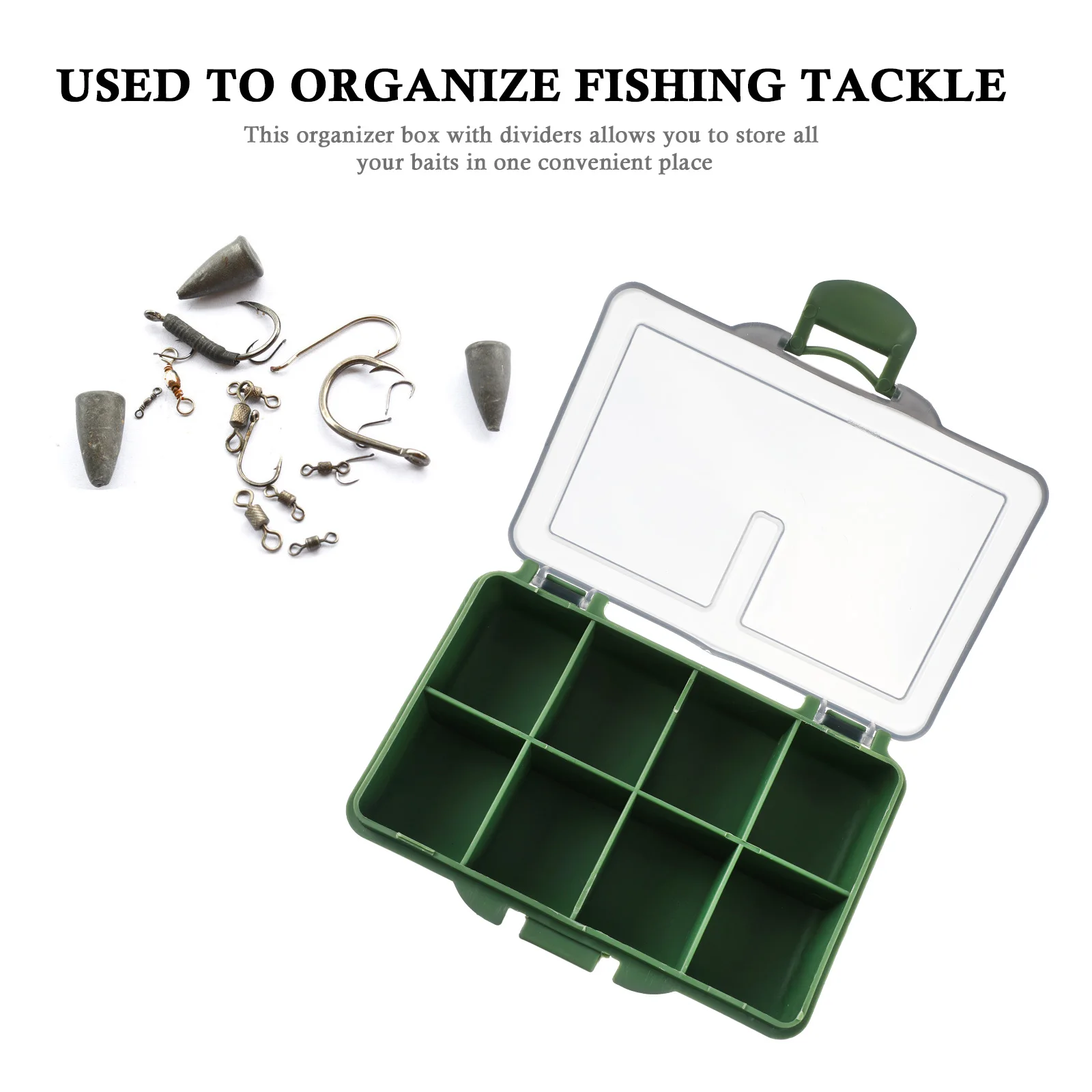 

2 Pcs Bait Storage Box Fishing Tackle Lunch Cooler Carp Accessory Container Lure Boxes Lures Case Organizers