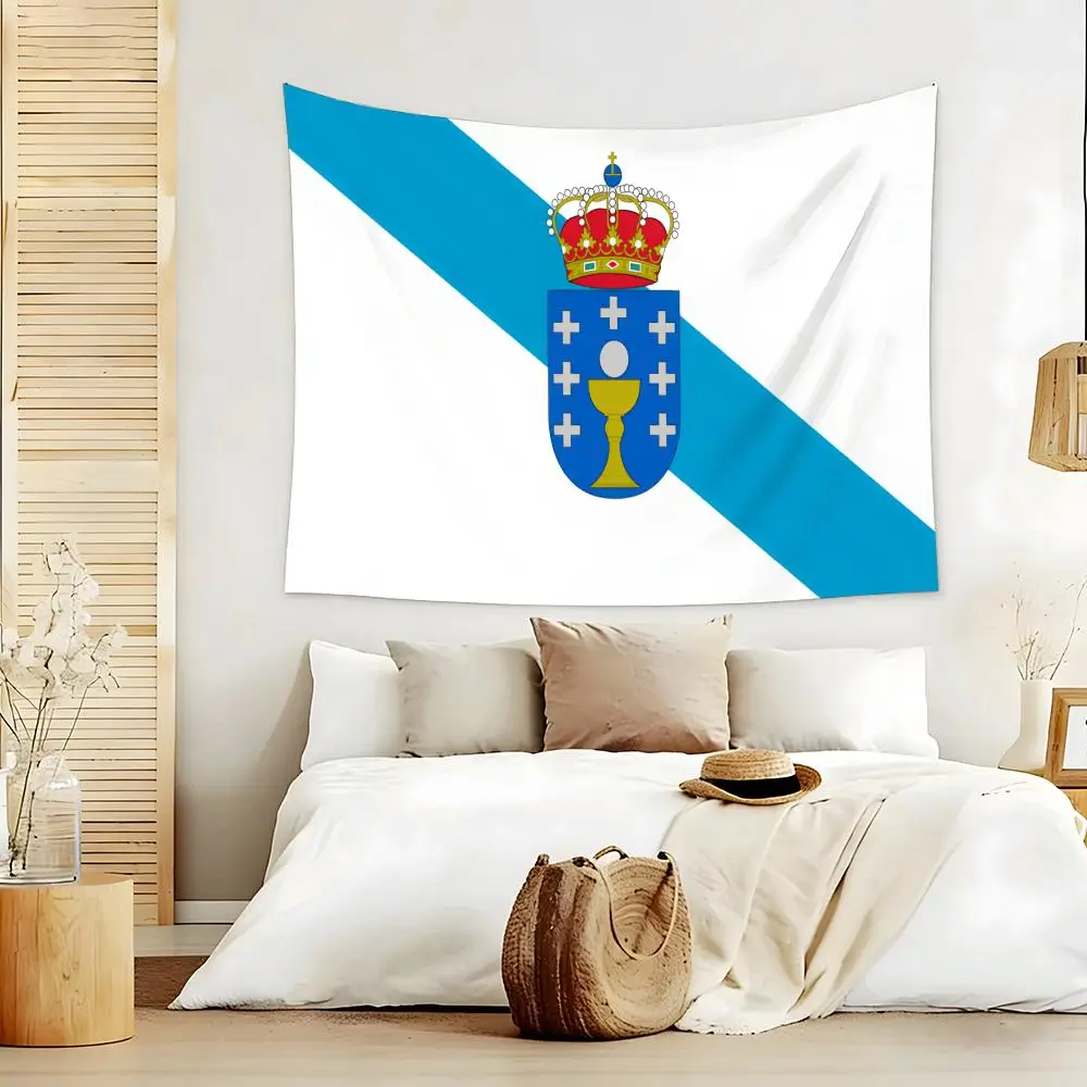 Galicia Galician Galizia Tapestry Custom Living Bedroom Party Dormitory Interior Wall Bohemian Decoration Attached Clip