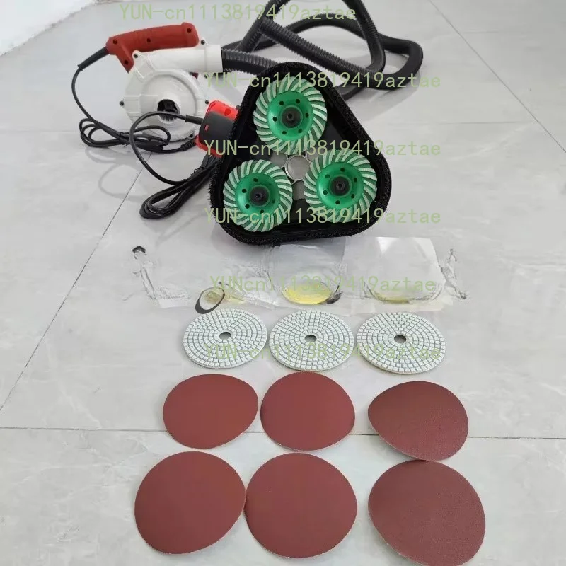 NEW 5580W Cement Concrete Floor Polishing Machine Belt Sander Clean Ground Grinding Machine Grinder Sharpener
