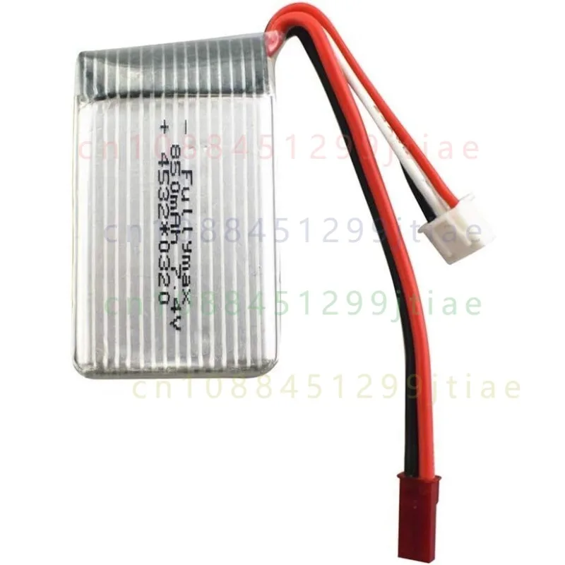 2 PCS 7.4V Lipo Battery 850mAh JST Plug for WLToys Axial SCX24 RC Car 1/24