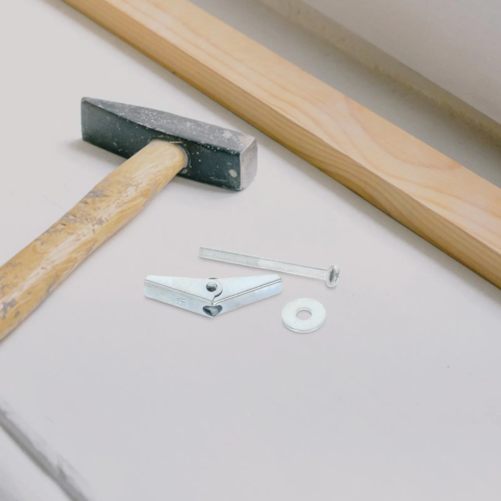 

30 шт. анкеров-гвоздей для пустотелых стен, с лепестковым дизайном, усиленные, для гипсокартона и фиброцементных плит, для декоративных элементов стен, M5