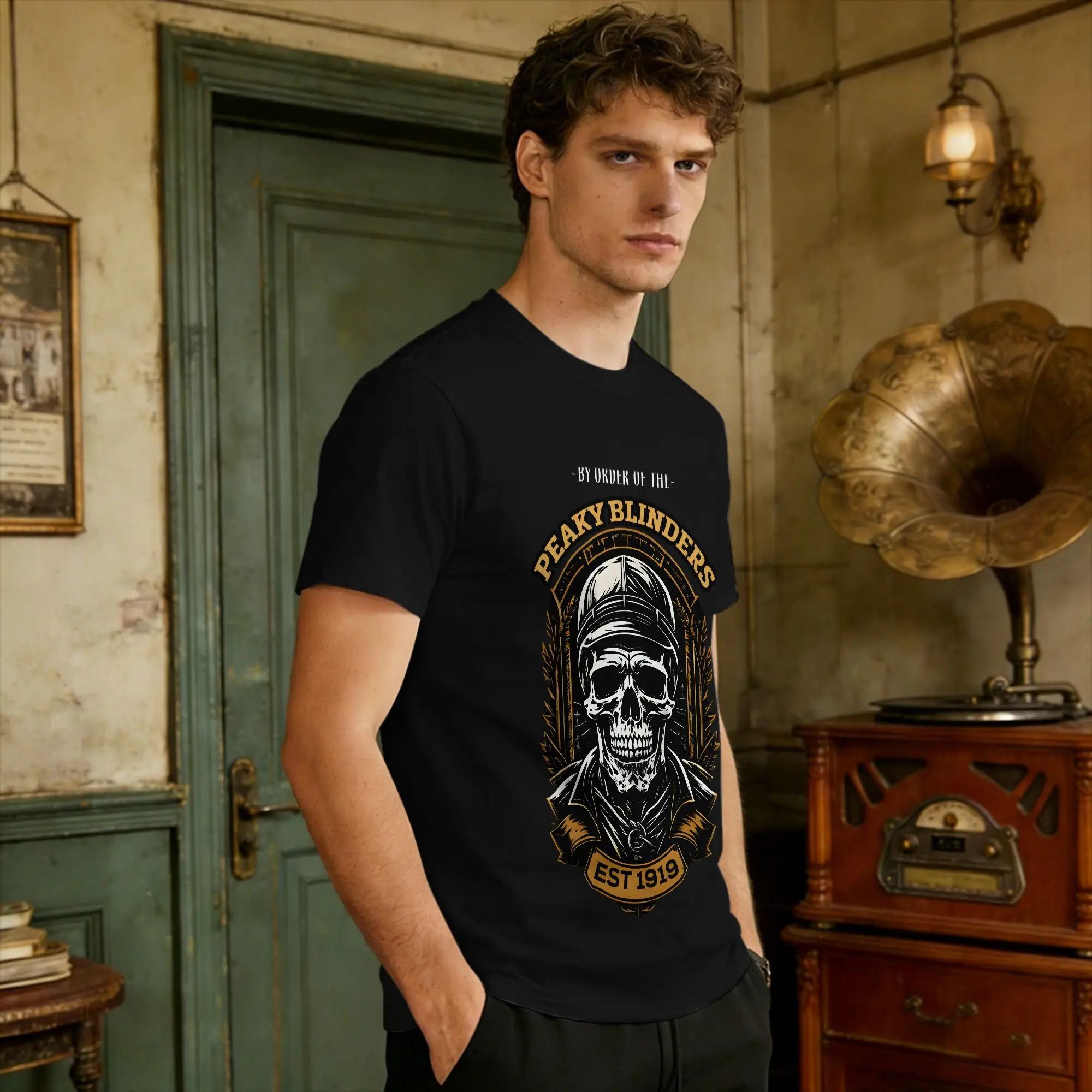 Peakys Blinders   T Shirt Couple  Street Style T Shirts Summer O-Neck Leisure Tee Shirt Dropshipping Big Size Clothes