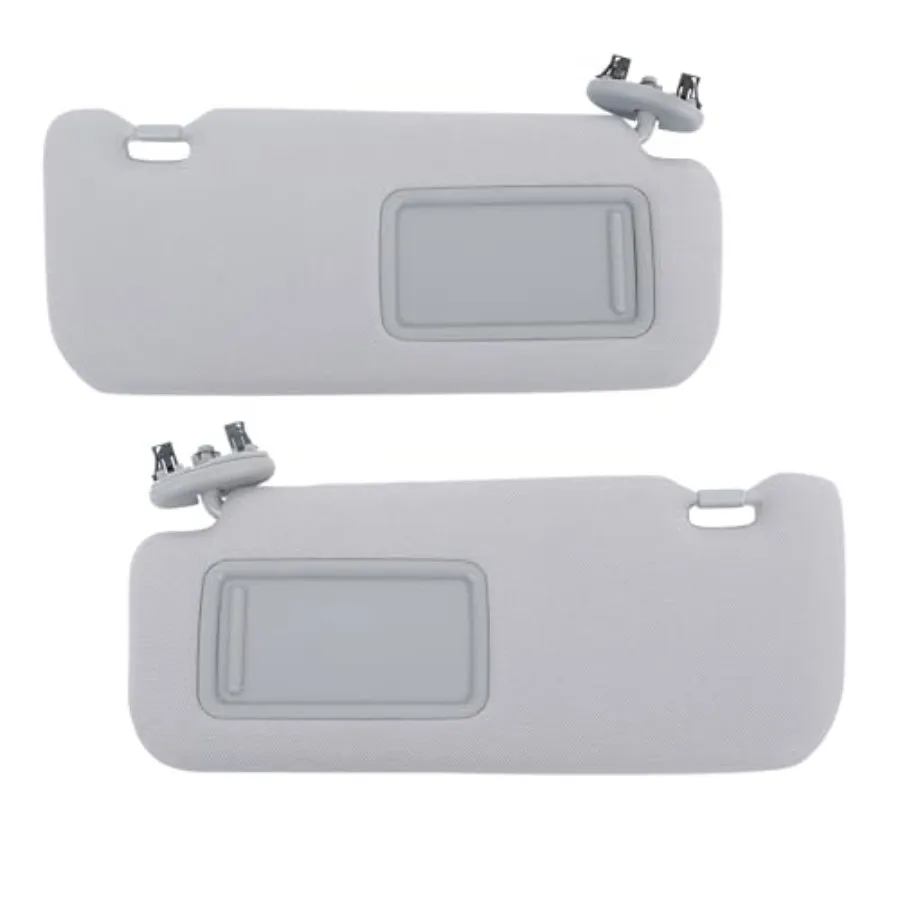 

Gray Sun Visor Driver and Passenger Side with Mirror Replacement for Corolla 2009-2013 Replacement for 74320-12E00-B0 74310-12L