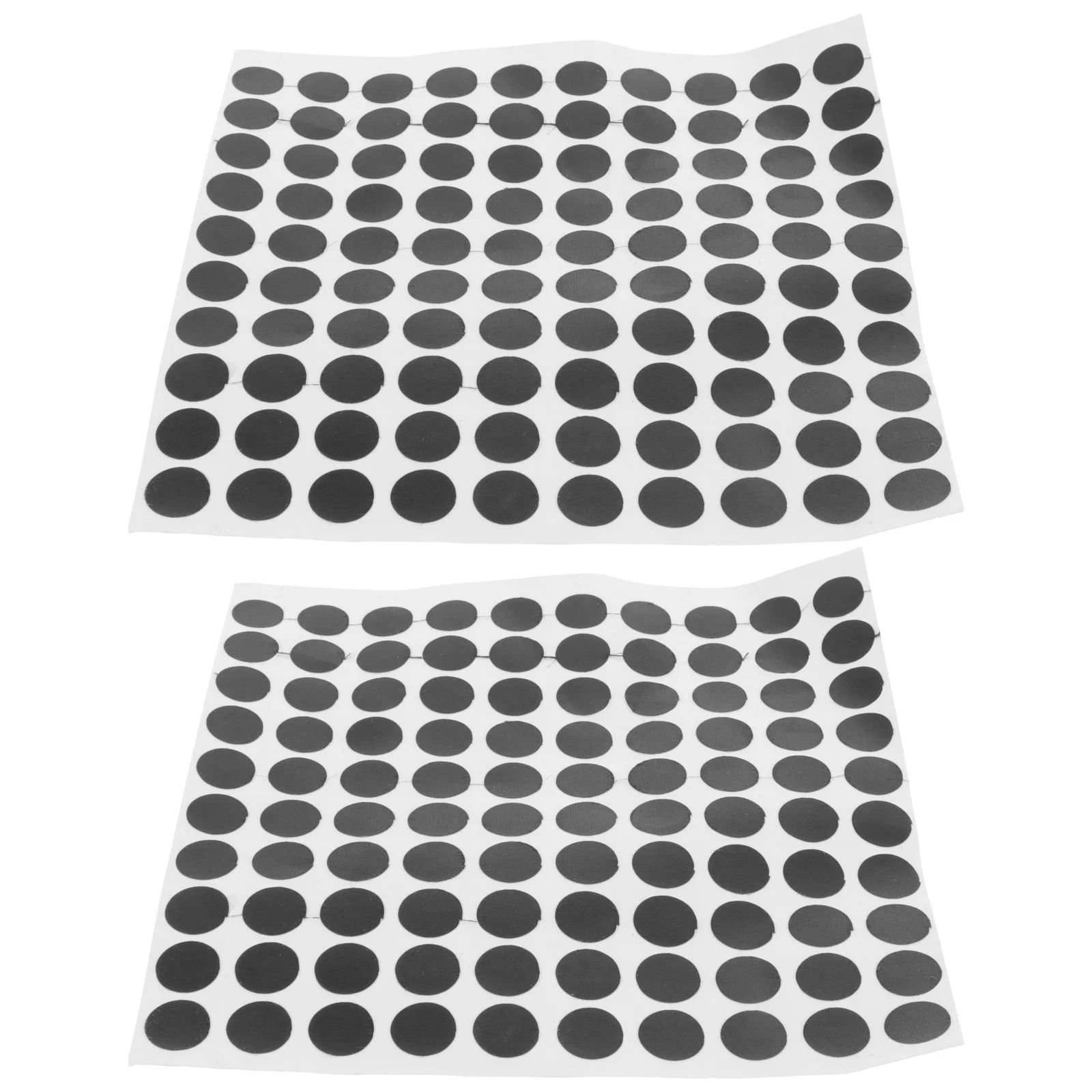 2 Sheets Billiard Black Spot Pool Table Marker Dots Woven Cloth Self Adhesive Compact Size Snooker Playing Needs Storage Supply
