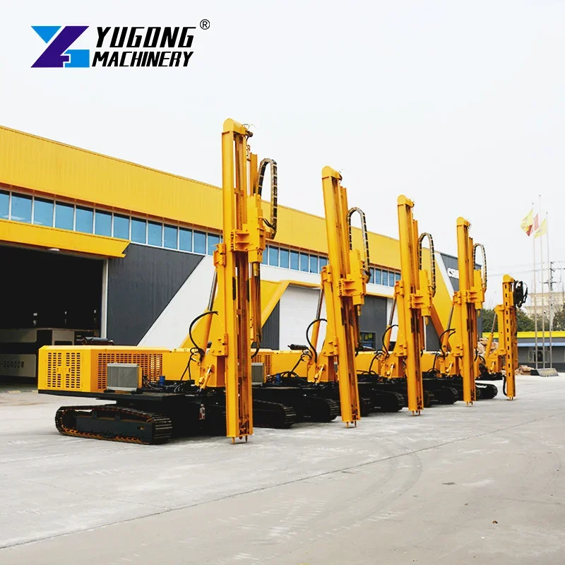 China Photovoltaic Pile Driver Foundation Drill Rig Machine Bore Hole Pile Foundation Solar Pile Driver Machine Price for Spain