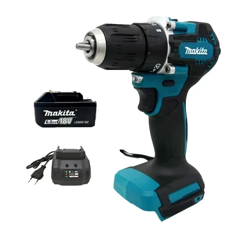 Шуруповерт Makita DDF487, 18 в, бесщеточная электрическая дрель, ударная дрель, декоративные командные электроинструменты для Makita, батарея 18 в,