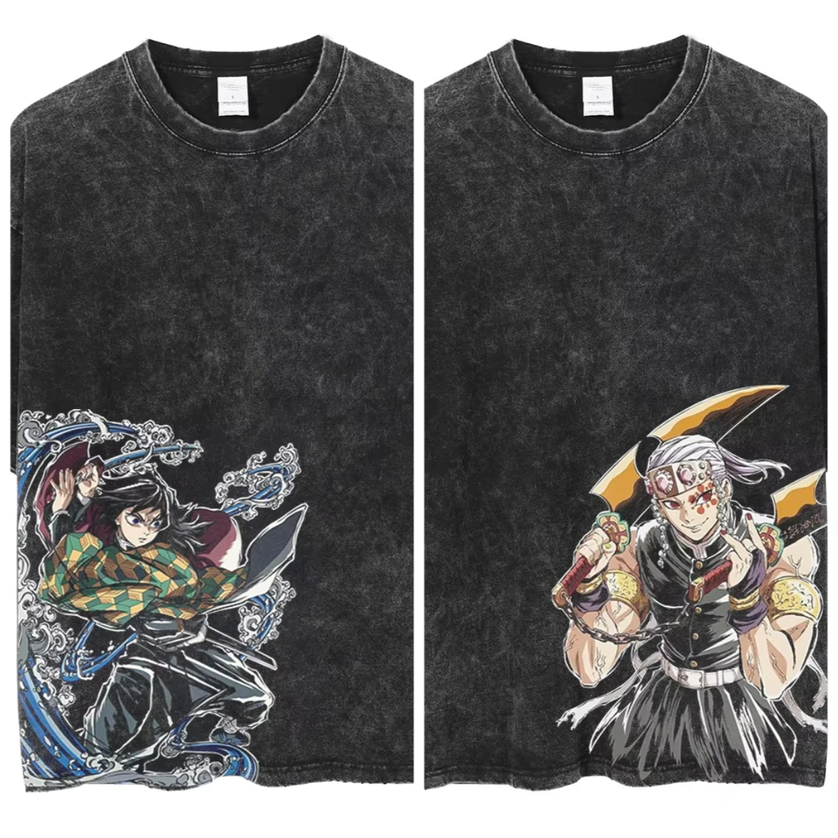 

Горячая аниме Demon Slayer Kamado Tanjirou футболка с графическим принтом женские футболки манга стираная хлопковая футболка Harajuku винтажная футболка