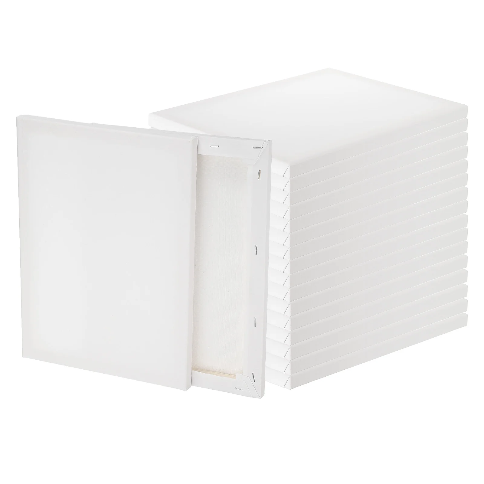 

10/15/20Pcs Canvas for Painting Blank Cotton Canvas Acrylic Drawing Board Oil Paint Set Art Supplies for Watercolor Oil Acrylic