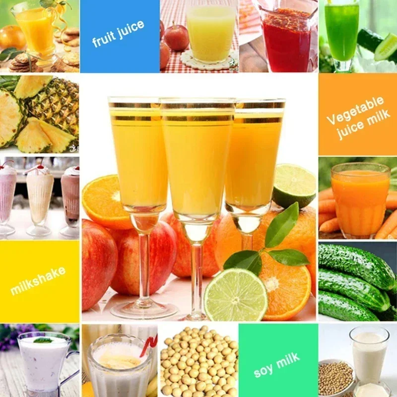 New Large-caliber Commercial Juicer Juicer Household Automatic Fruit And Vegetable Juicy Residue Separation Slow Juicer