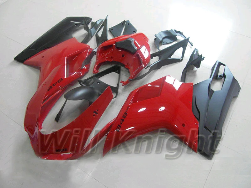 

Intelligent Library Body Fairing For Ducati 848 Evo Red Black ABS Plastic Cowling Kit For Ducati 848 1098 1198