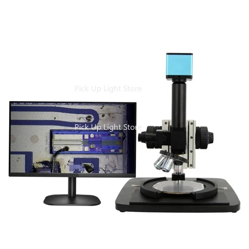

Semiconductor Chip Wafer Inspection Platform with 1000x Optical Metallurgical Microscope