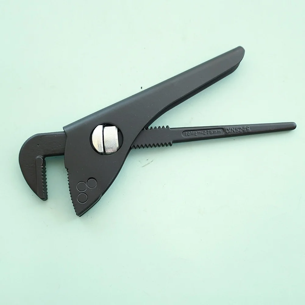 Pipe Wrench for Plumbing and Construction Use Quick Ratchet Adjustment 7 9 10.5 12 Inch Carbon Steel Adjustable