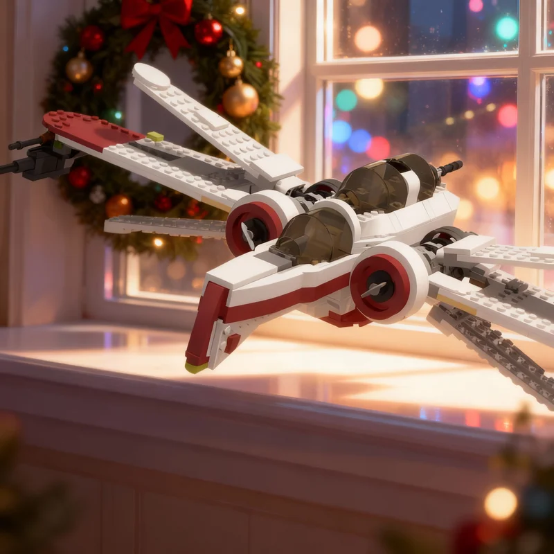 

529pcs MOC ARC Wing Upgrade Star Battle Model Building Blocks Christmas Gifts Toys Construction DIY Creative Idea Education