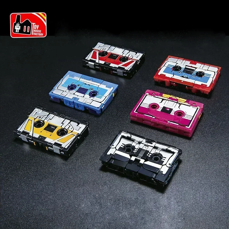 KBB G1 Transformatie Robot Soundwave Zes Magnetische Tape Troop THF-01P6 Rumble Laserbeak Buzzsaw Anime Action Figure Model Speelgoed