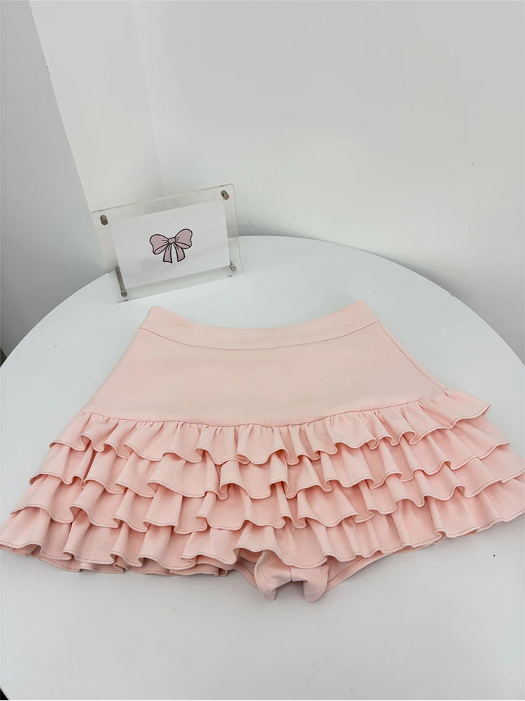 Jesień Zima Kobiety Coquette Ballet Core Shoujo Outfits 2-częściowy zestaw z długim rękawem Off Shoulder Pullovers Sweter + Gyaru Mini spódniczki