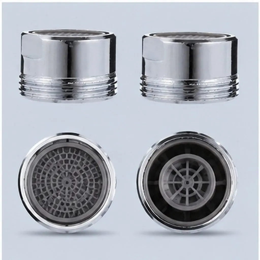5Pcs Faucet Aerator 22Mm Outer Thread Copper Housing Plastic Filter Water Saving Bubbler for Kitchen Bathroom Sink Basin Home