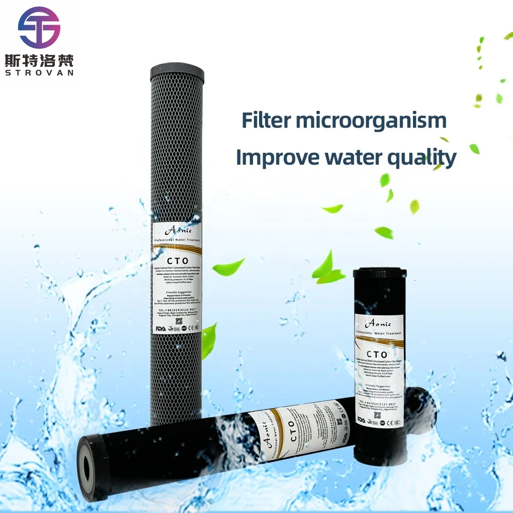 

STLF China Manufacturer PP GAC CTO Water Filter Cartridge PP UDF Water Filter Cartridge for Water Purifier Filter