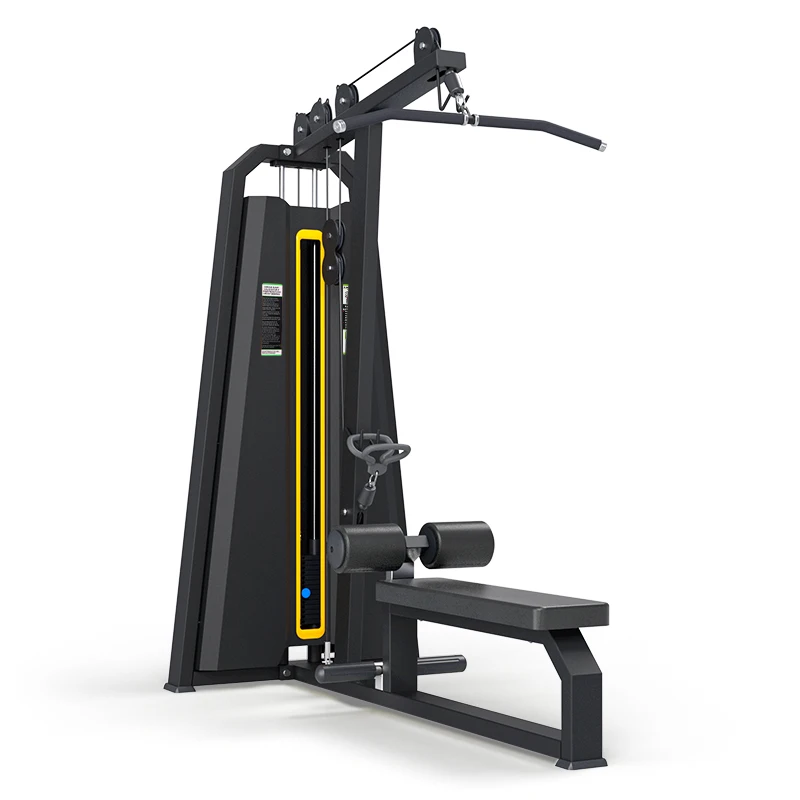 

GYM Use Selectorized Lat Pull Down and Low Row Machine Pin Loaded Lat and Row Machine
