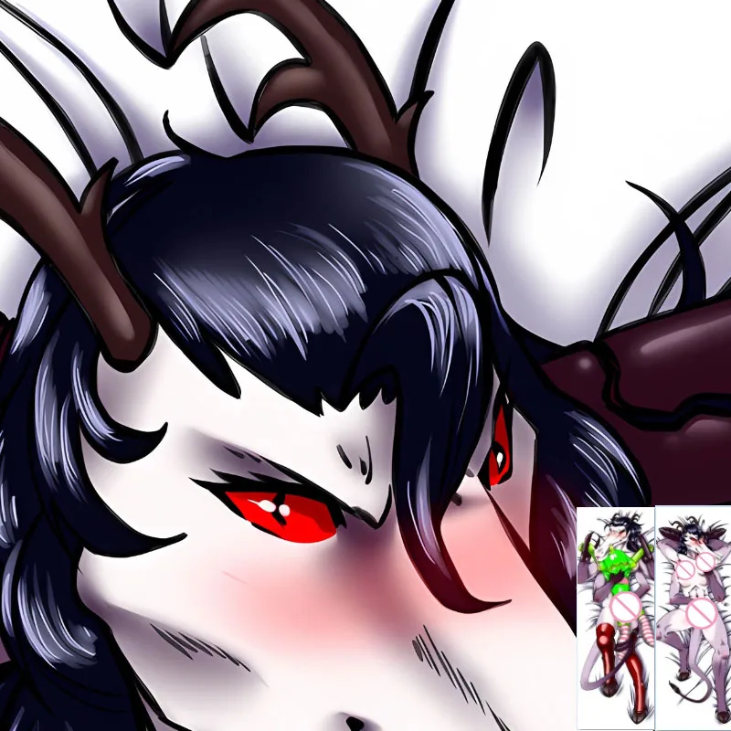 

Dakimakura Anime Fluffy Furry Orcus Riron Pillowcase Double-sided Print Life-size Body Pillow Cover Case Dropshipping