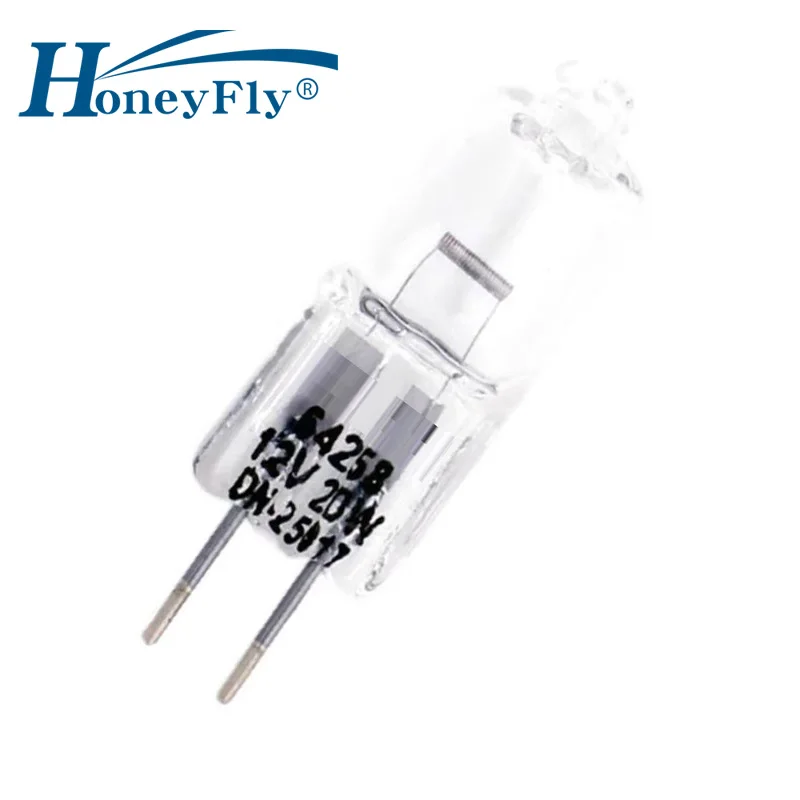 

HoneyFly G4 UV Halogen Bulb 12V 20W Chemistry Analyzer UV Open Xenon Halogen Lamp Bulb Light Quartz same as 64258-C