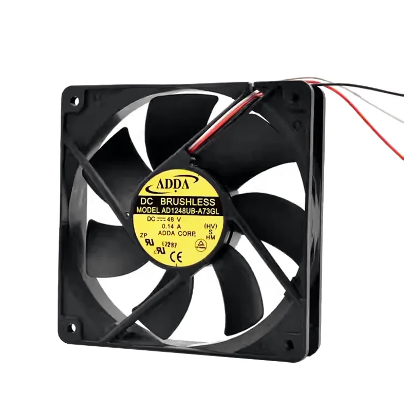 ORIGINAL AD1248UB-A73GL 48V 0.14A 12025 120*120*25mm NEW COOLING FAN RADIATOR