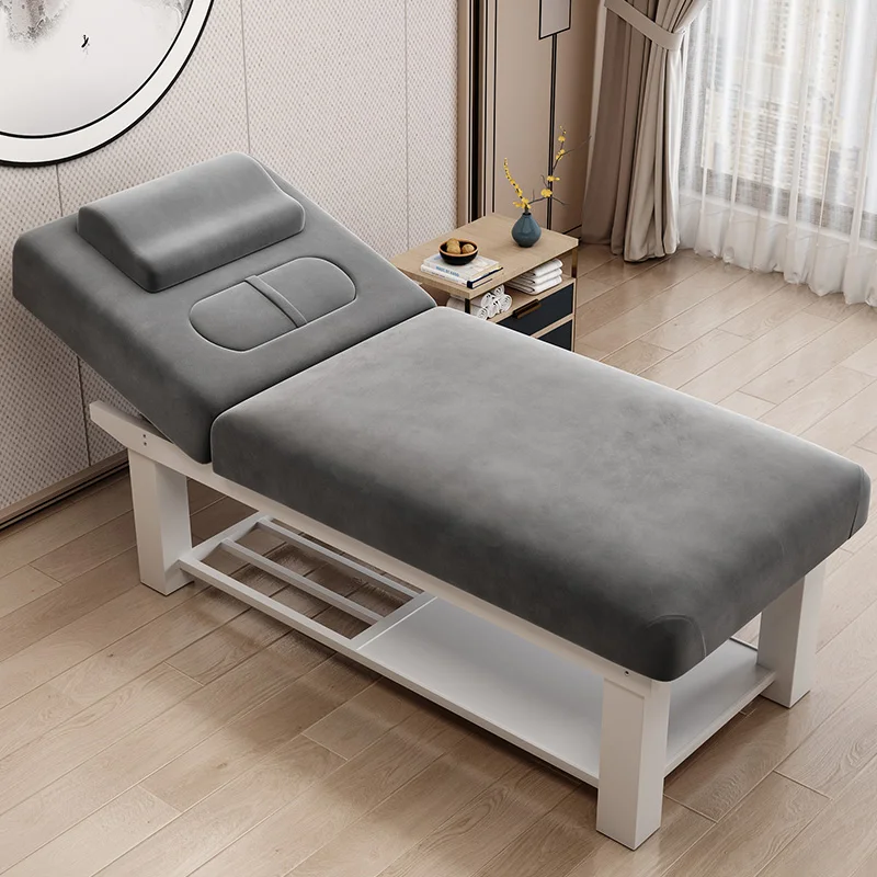 Mobília de salão de beleza cama de massagem profissional iluminada flutuante camas de beleza equipamento de mesa dobrável cama masaje esteticista comercial