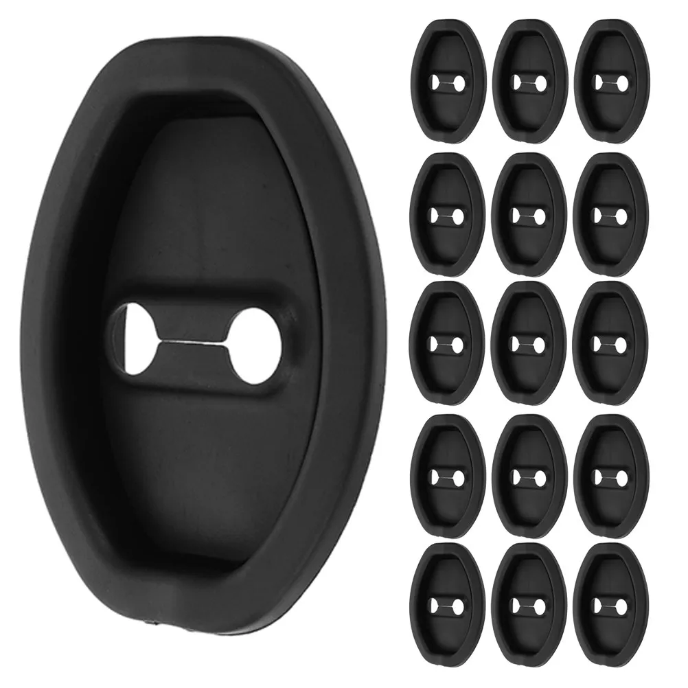 20Pcs Universal Silicone Door Lock Protector - Car Door Latch Guard Cover with Enhanced Thickness for Dent Prevention Weather