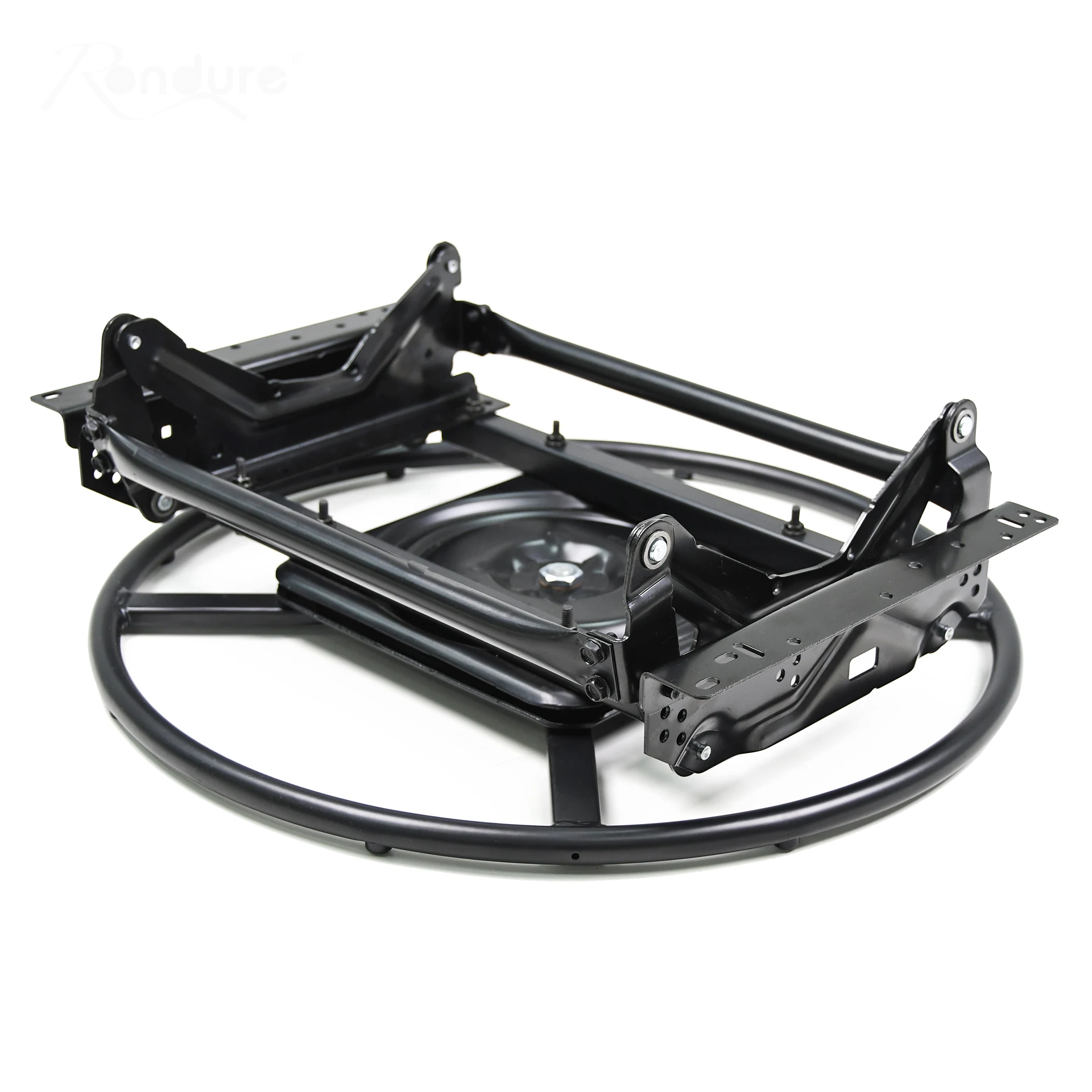 Black Steel Replacement Swivel Glider Ring Base Sofa Manual Swivel Swivel Glider Recliner Sofa Chair Mechanism Base