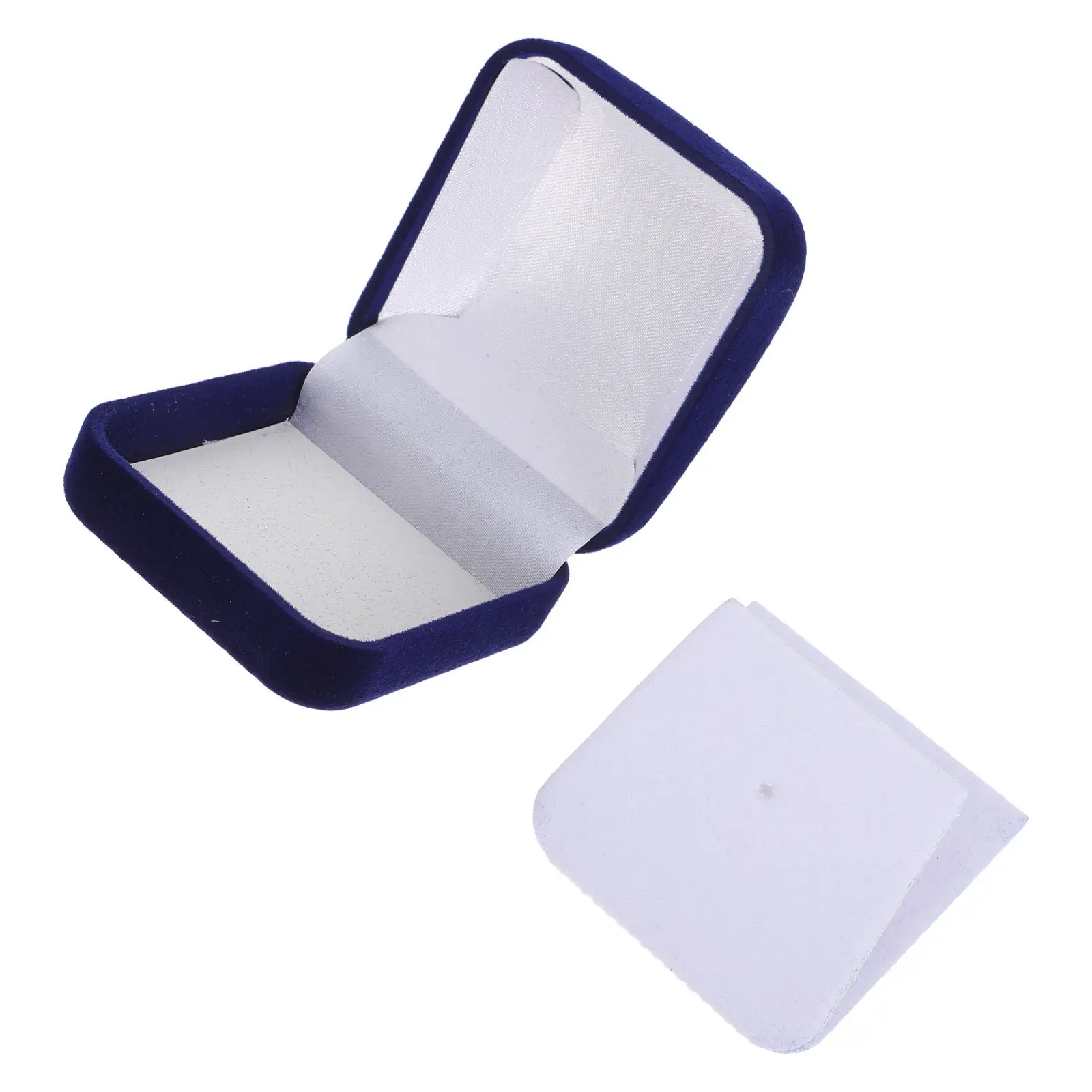 

6Pcs Badge Display Boxes Medal Sports Award Display Case Lapel Pin Storage Presentation Box Soft Lining Blue Medals Organizer
